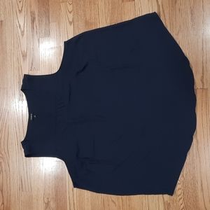 Torrid size 3 navy georgette scoopneck tank
